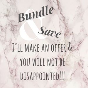 Bundle sale! Always huge savings!!